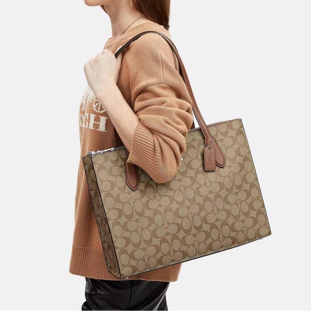 Authentic Coach Tote - Picture 3 of 9